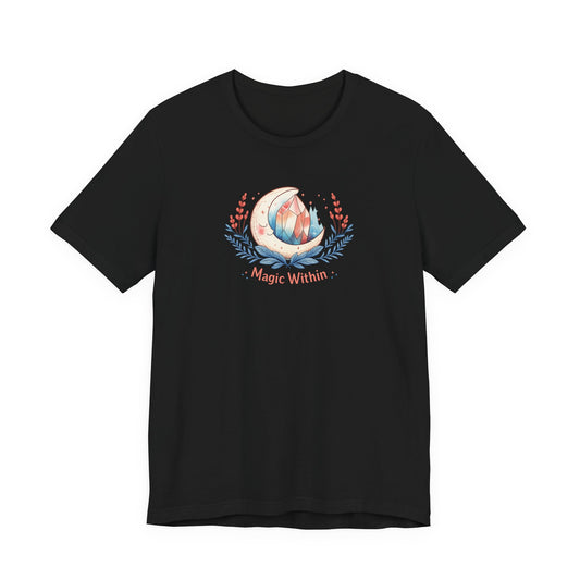 Moon Phase Crystal Tee | witchcore, mystic, herblore