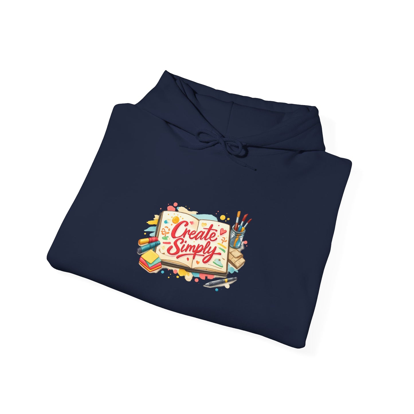 Hand‑drawn Doodle Marker Art Hoodie | sketchbook, analogue marker effect