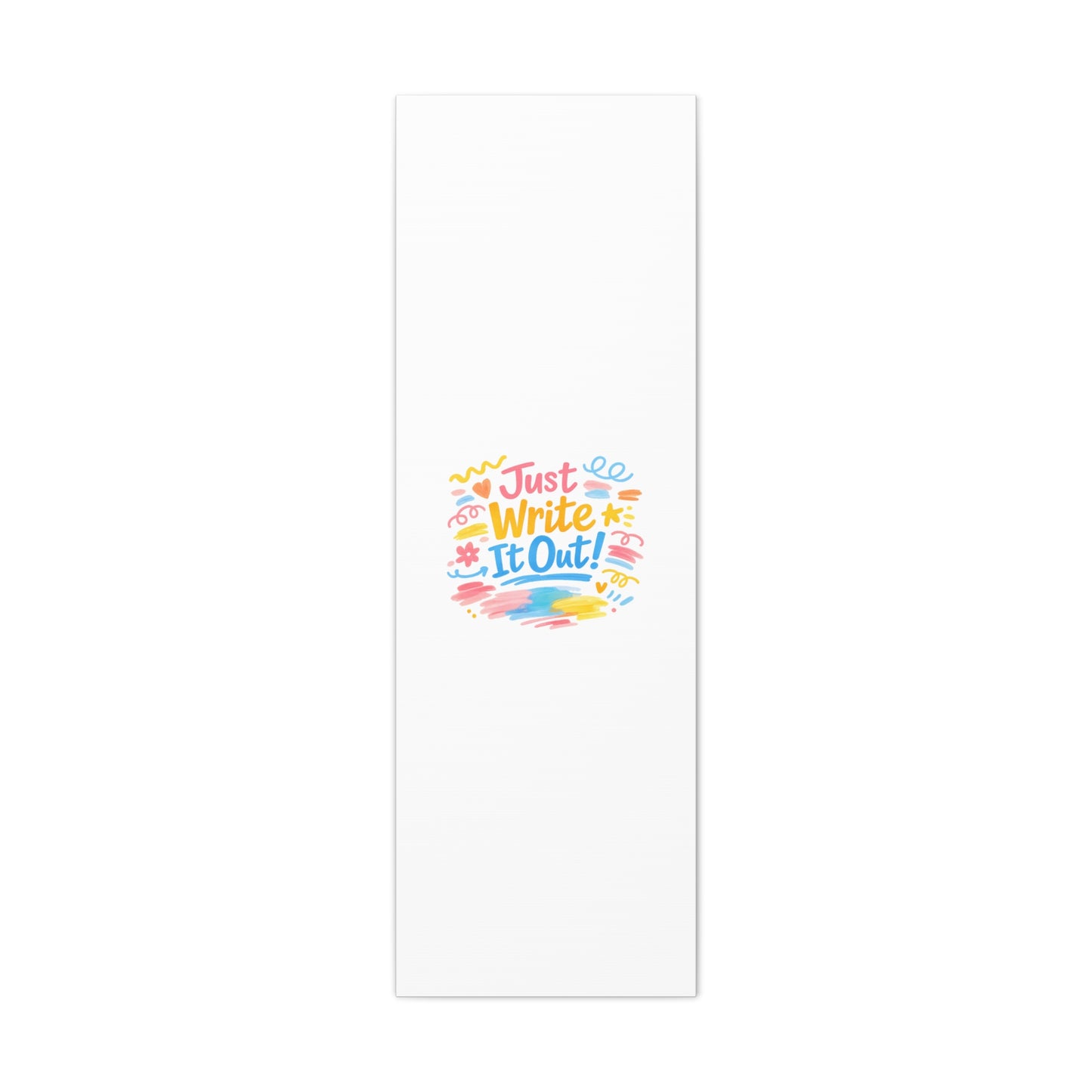 Just Write It Out! Canvas | handmade marker aesthetic, doodle art