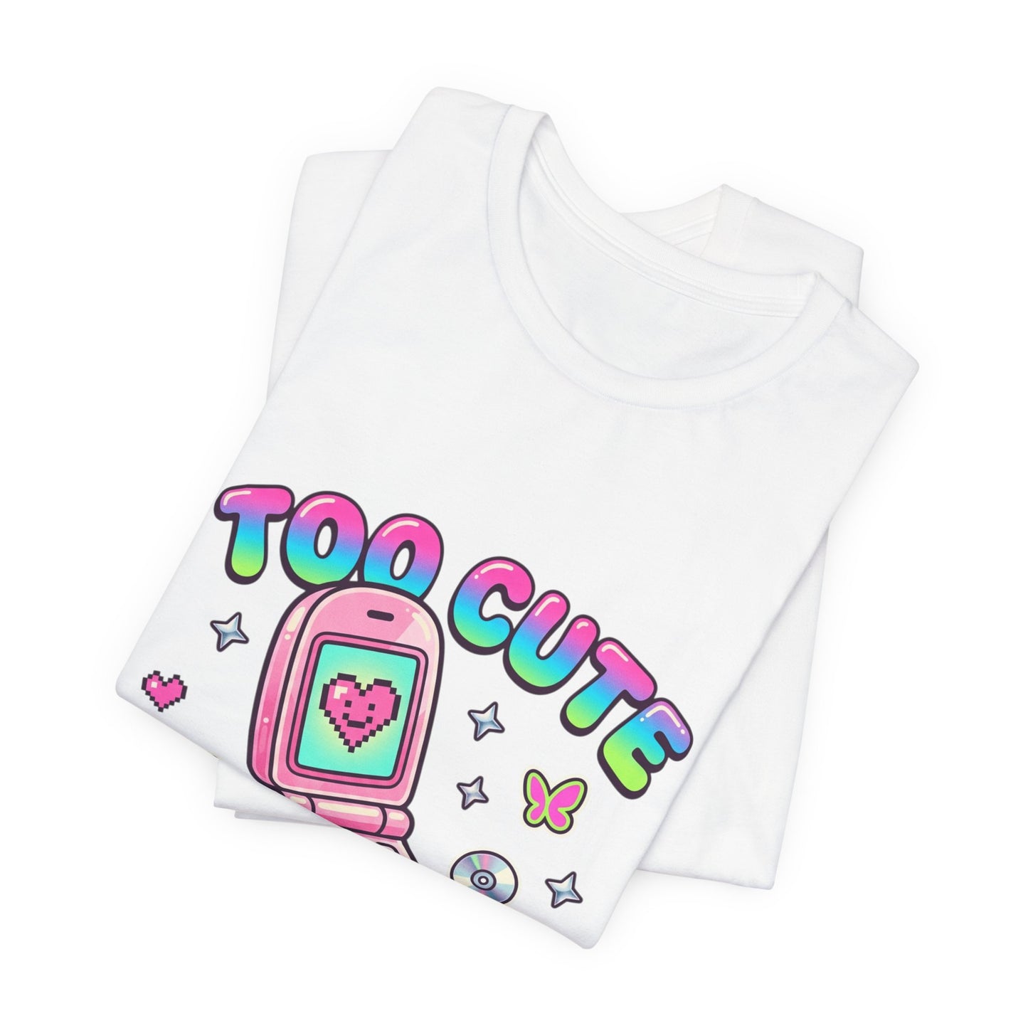 Too Cute To Compute Tee | Y2K shirt, retro internet graphic