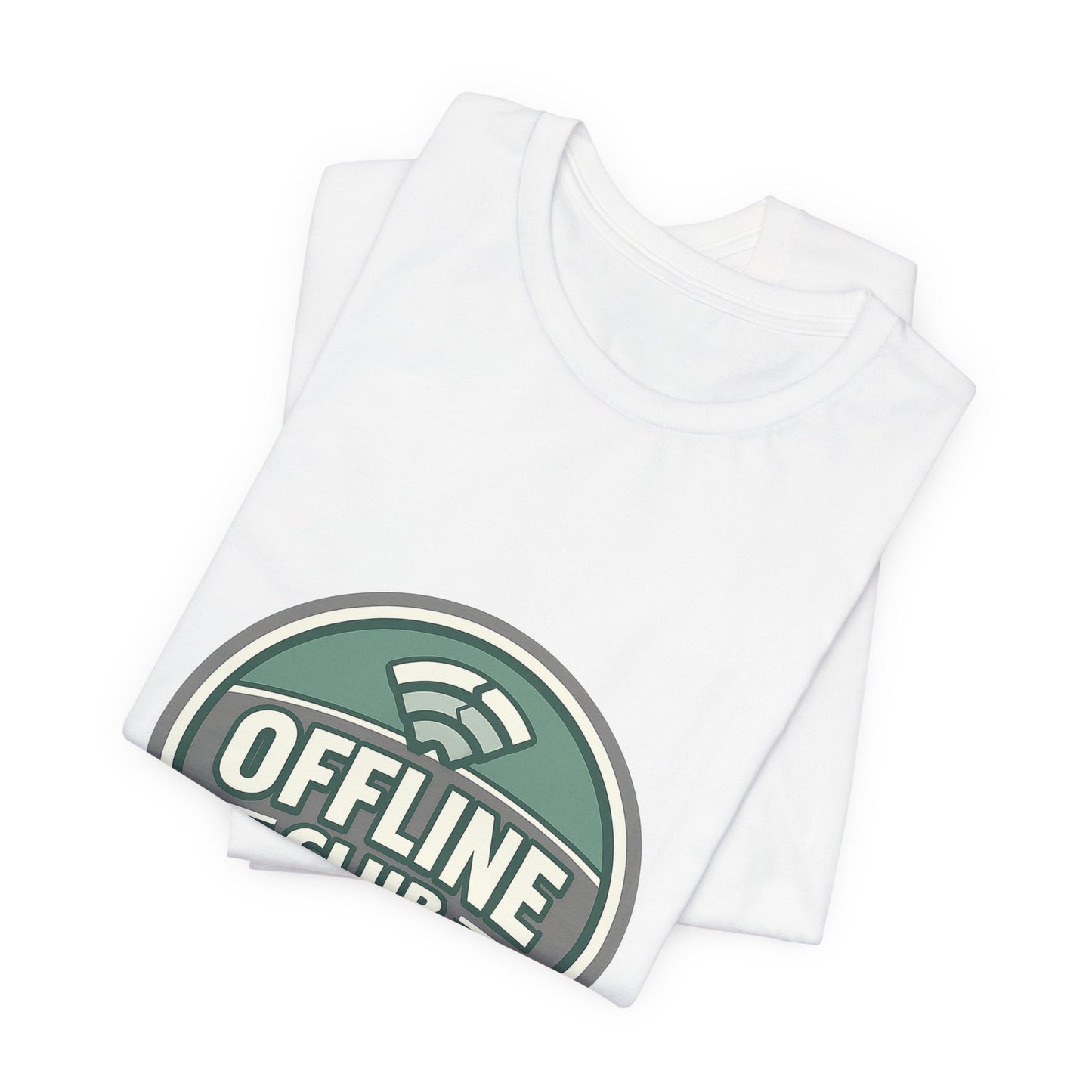 Offline Club Badge Tee | digital detox, log off