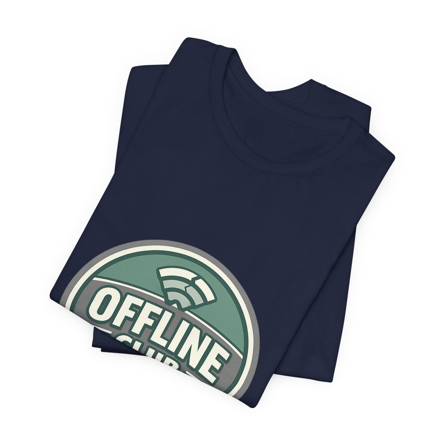 Offline Club Badge Tee | digital detox, log off