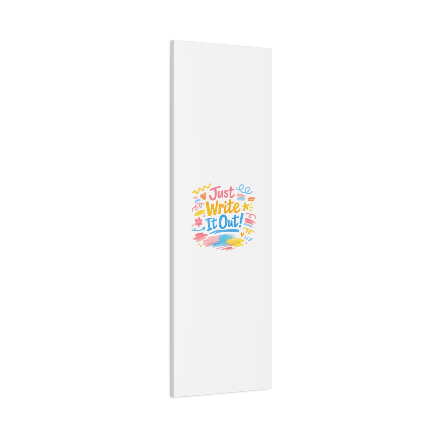 Just Write It Out! Canvas | handmade marker aesthetic, doodle art