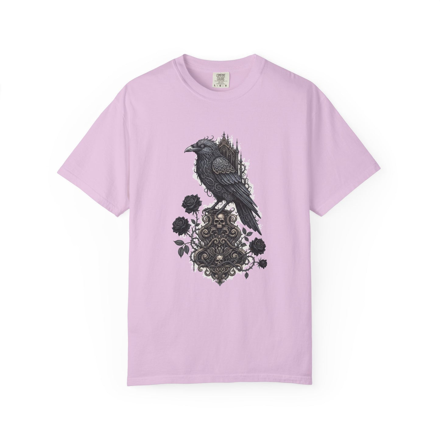 Raven & Gothic Floral T-Shirt