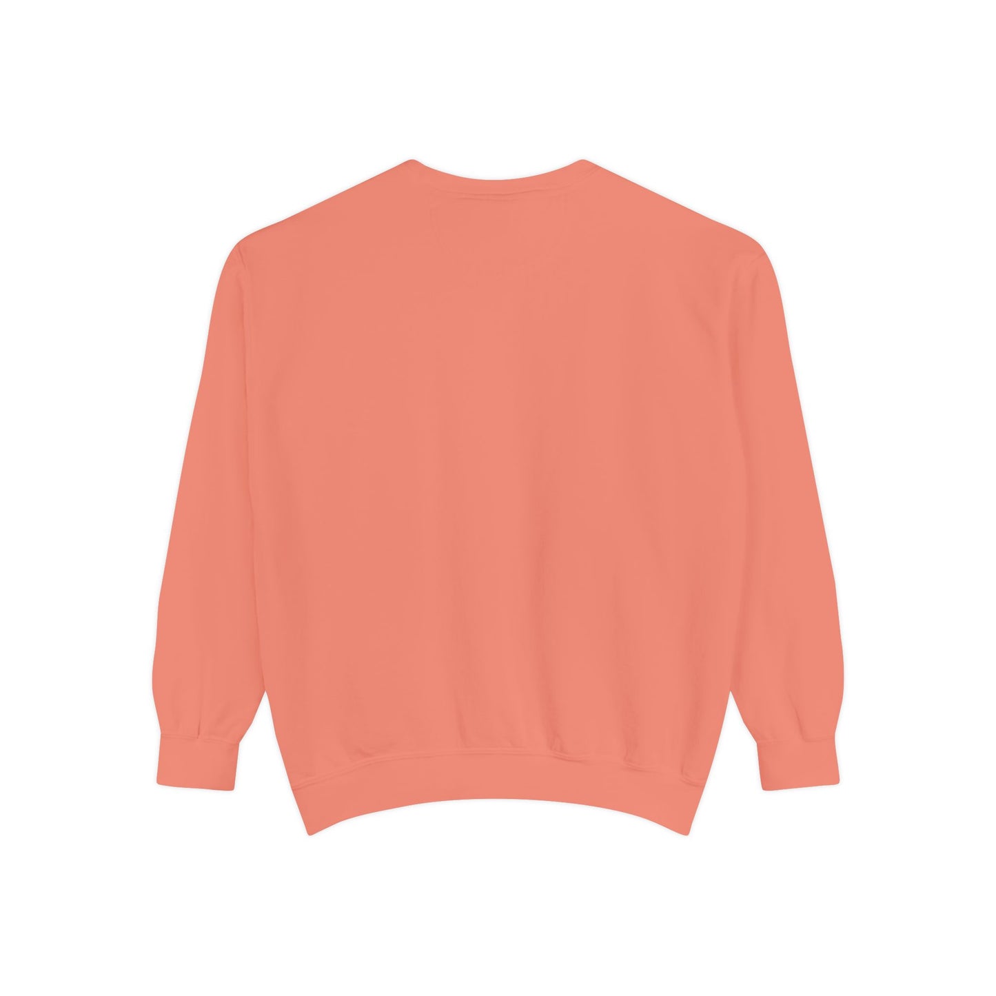 Retro 'Good Vibes' Garment-Dyed Sweatshirt — Vintage Mushroom Graphic