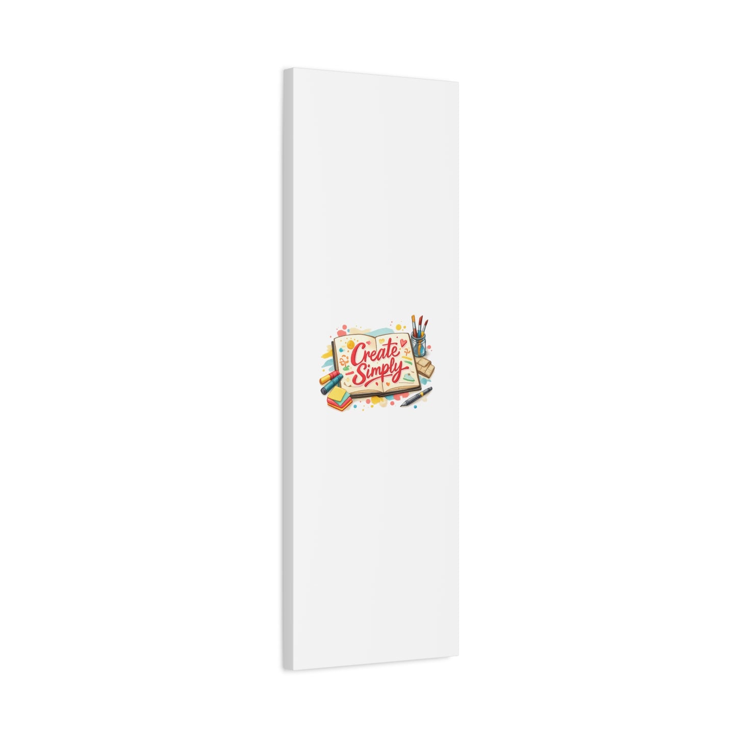 Create Simply Notebook Art Canvas | handmade marker aesthetic, hand-drawn doodle