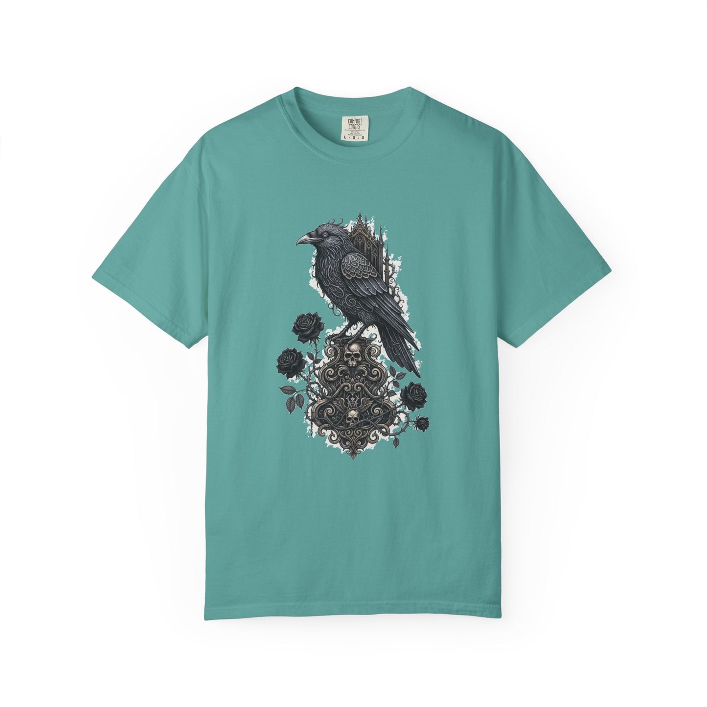 Raven & Gothic Floral T-Shirt