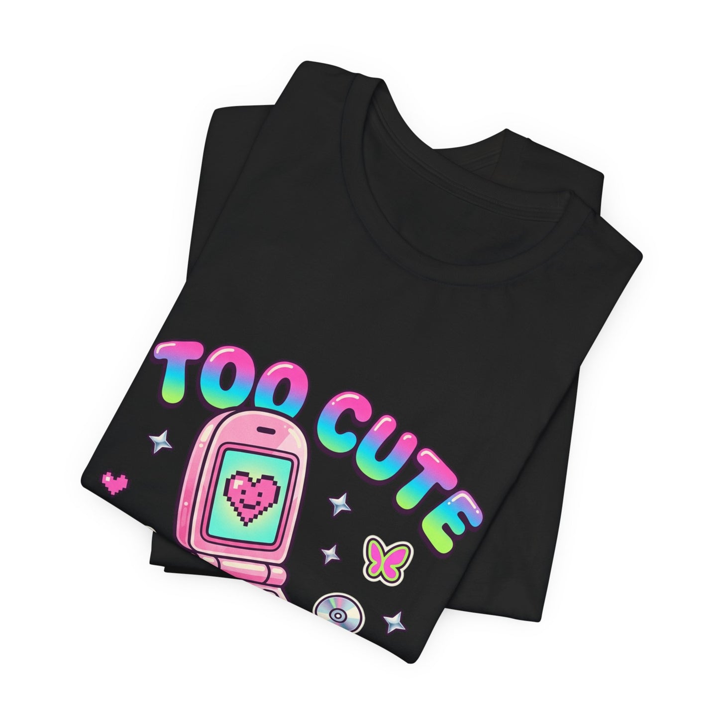 Too Cute To Compute Tee | Y2K shirt, retro internet graphic