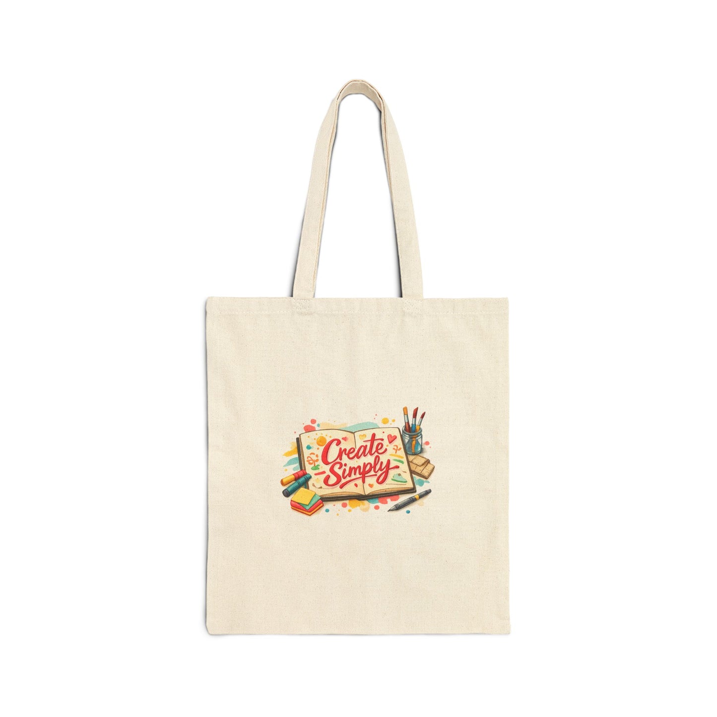 Create Simply Doodle Art Tote | hand-drawn marker effect, sketchbook style
