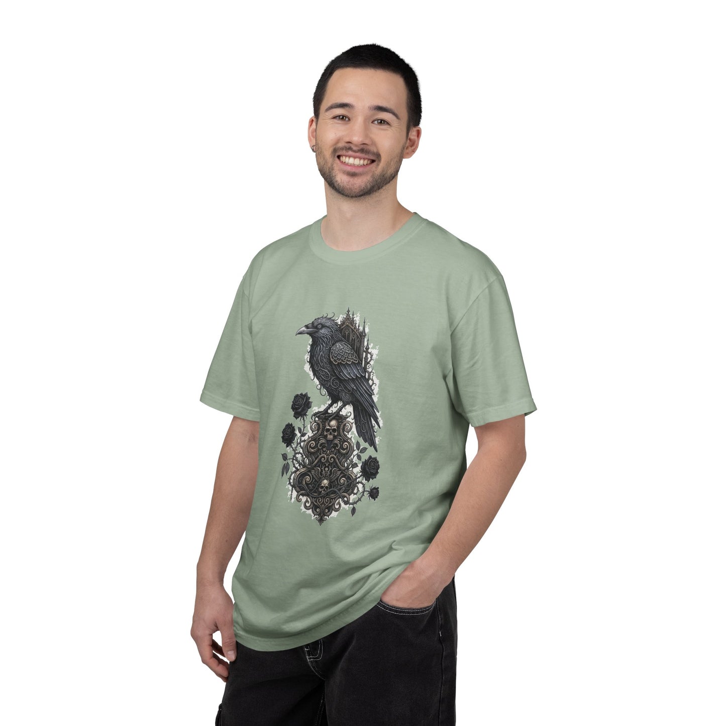 Raven & Gothic Floral T-Shirt