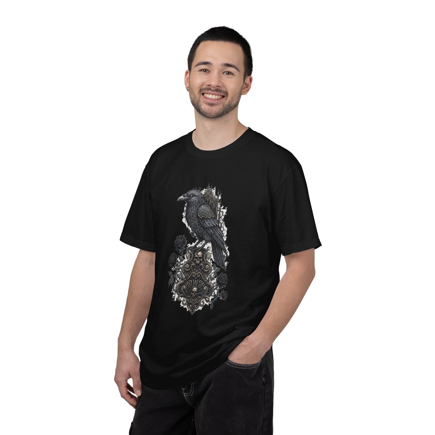 Raven & Gothic Floral T-Shirt