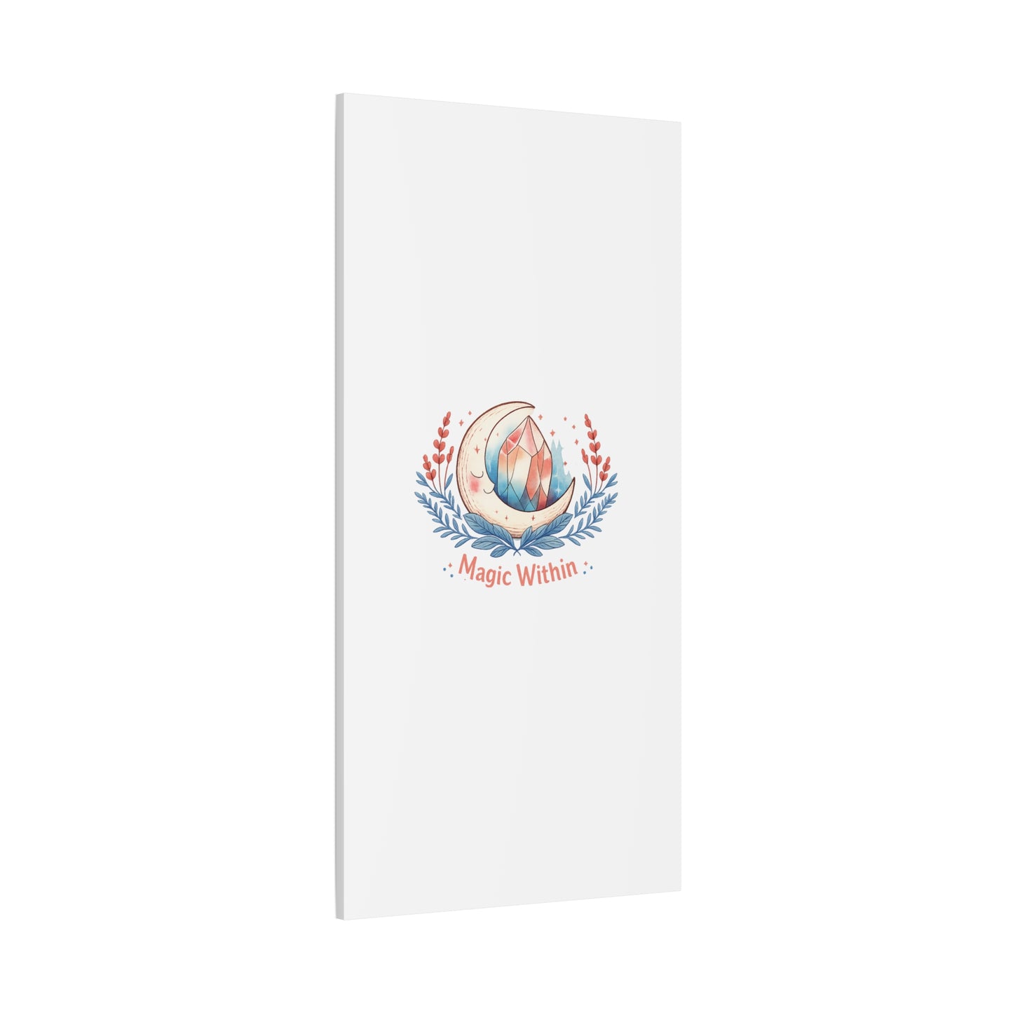 Magic Within Moon Crystal Canvas | witchcore, moon phase, crystals
