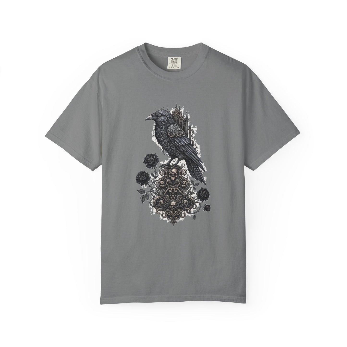 Raven & Gothic Floral T-Shirt