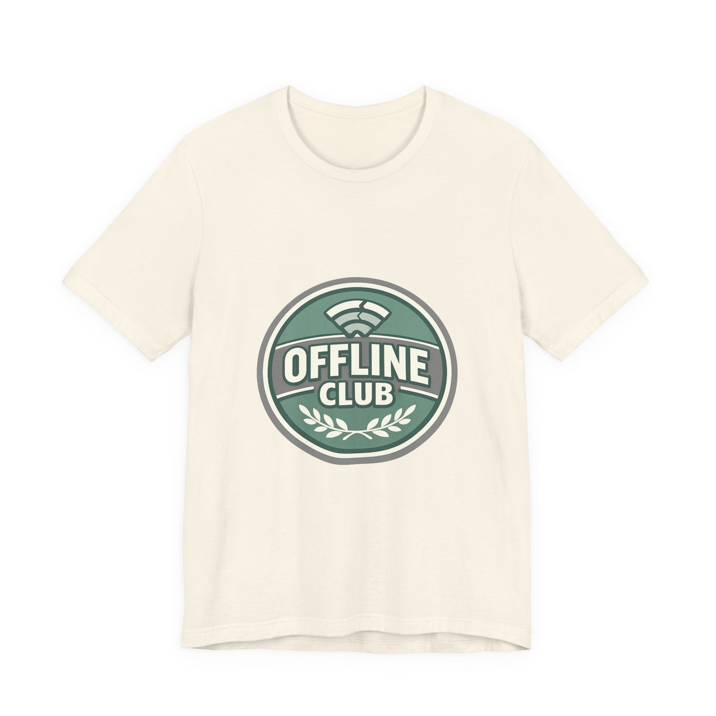 Offline Club Badge Tee | digital detox, log off