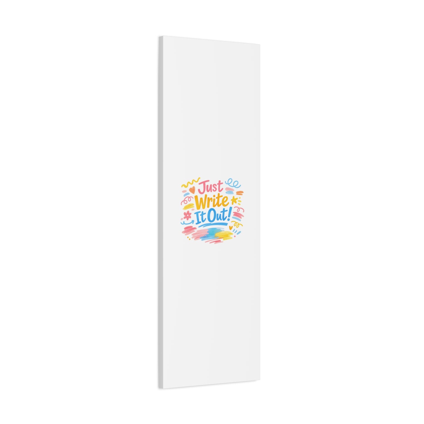 Just Write It Out! Canvas | handmade marker aesthetic, doodle art