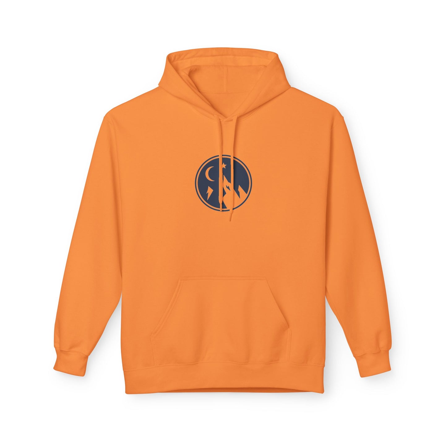 Hoodie — Minimal Mountain Moon Logo Pullover