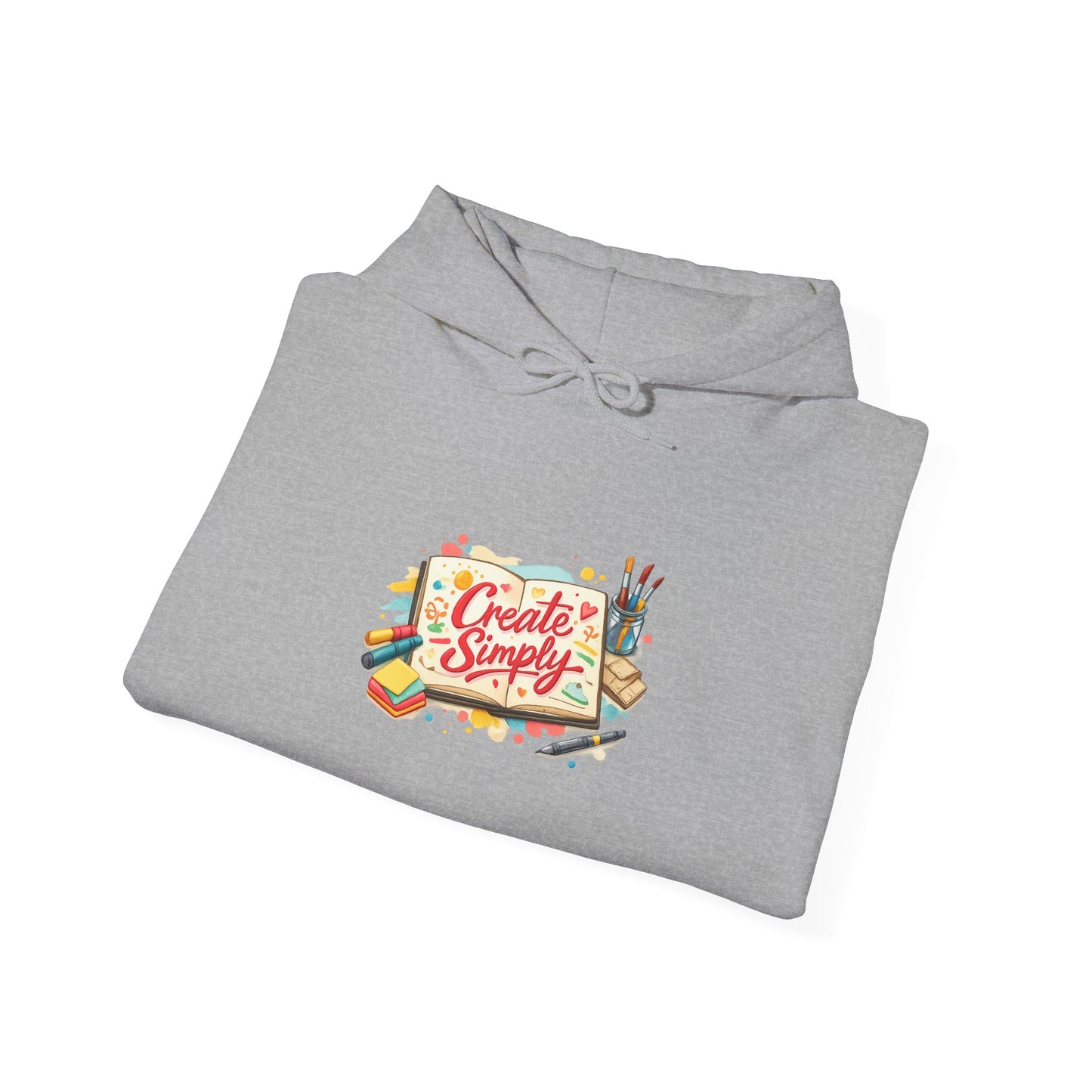 Hand‑drawn Doodle Marker Art Hoodie | sketchbook, analogue marker effect
