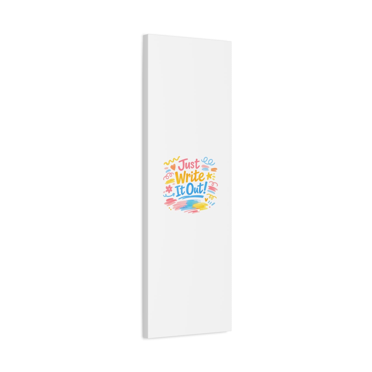 Just Write It Out! Canvas | handmade marker aesthetic, doodle art