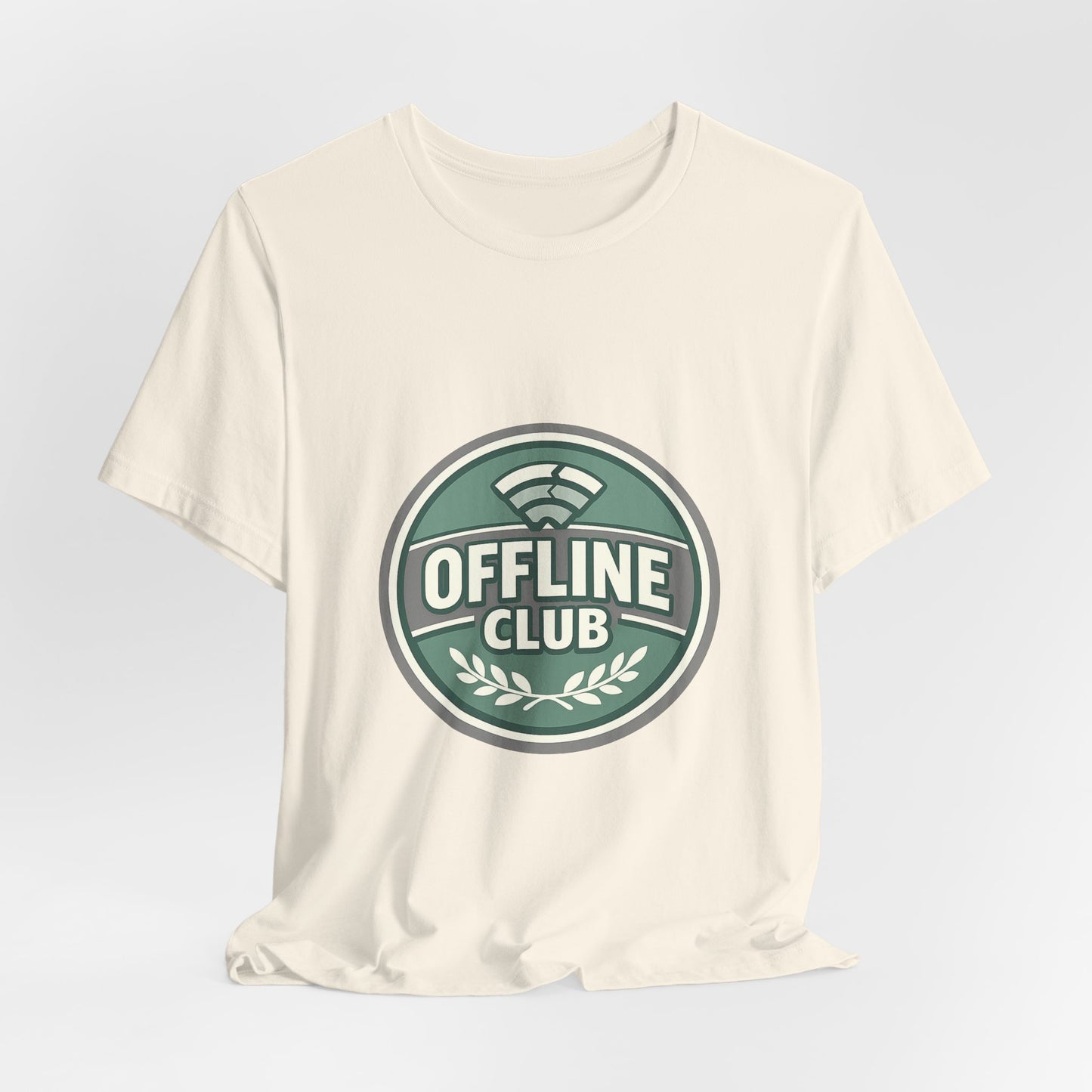 Offline Club Badge Tee | digital detox, log off