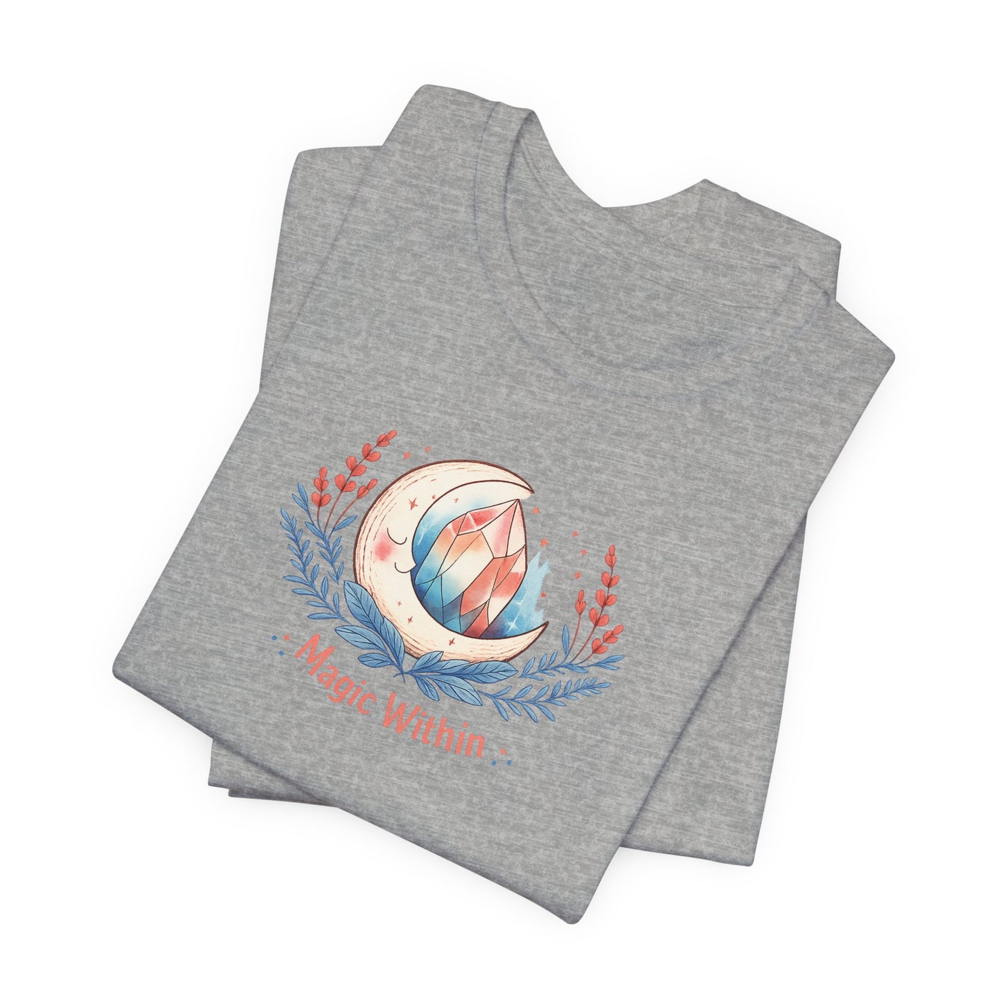Moon Phase Crystal Tee | witchcore, mystic, herblore