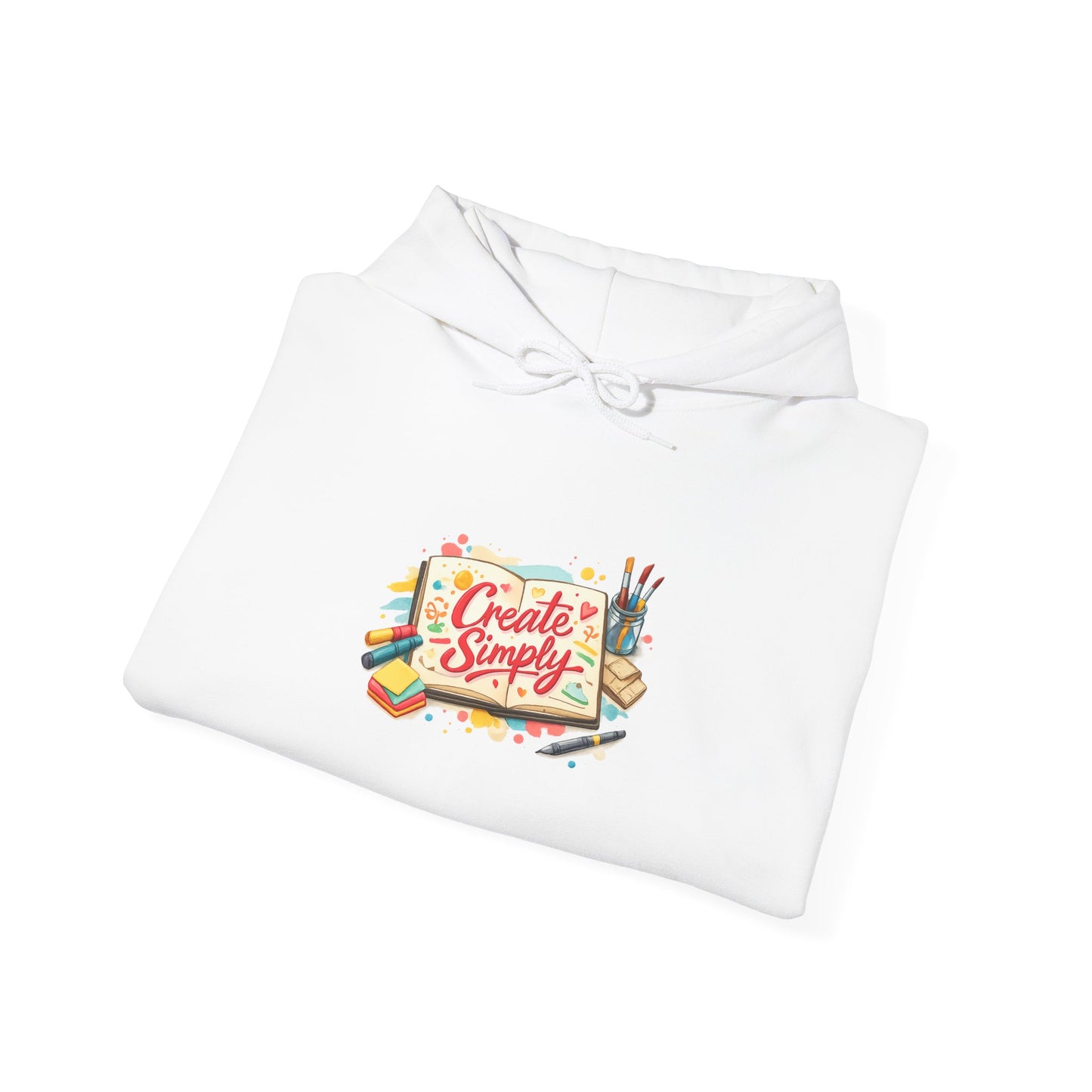 Hand‑drawn Doodle Marker Art Hoodie | sketchbook, analogue marker effect