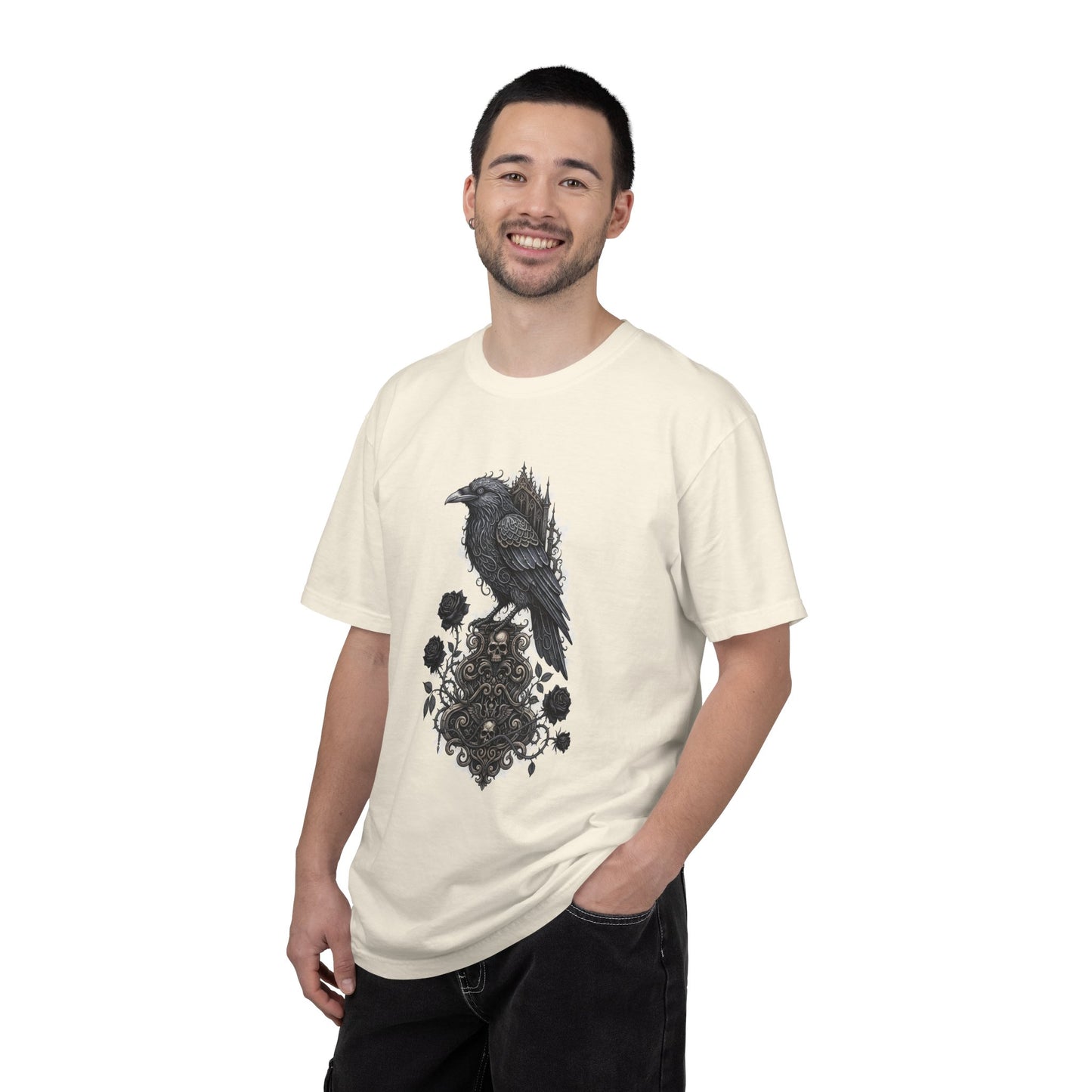 Raven & Gothic Floral T-Shirt