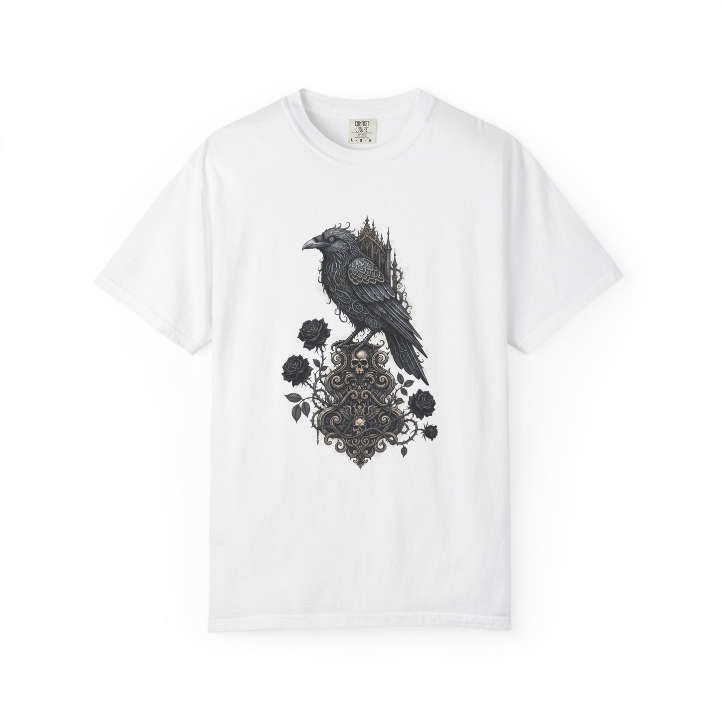 Raven & Gothic Floral T-Shirt