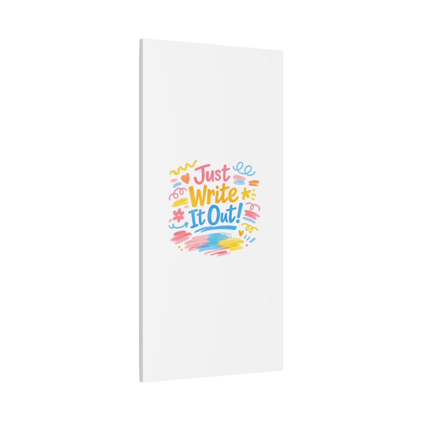 Just Write It Out! Canvas | handmade marker aesthetic, doodle art