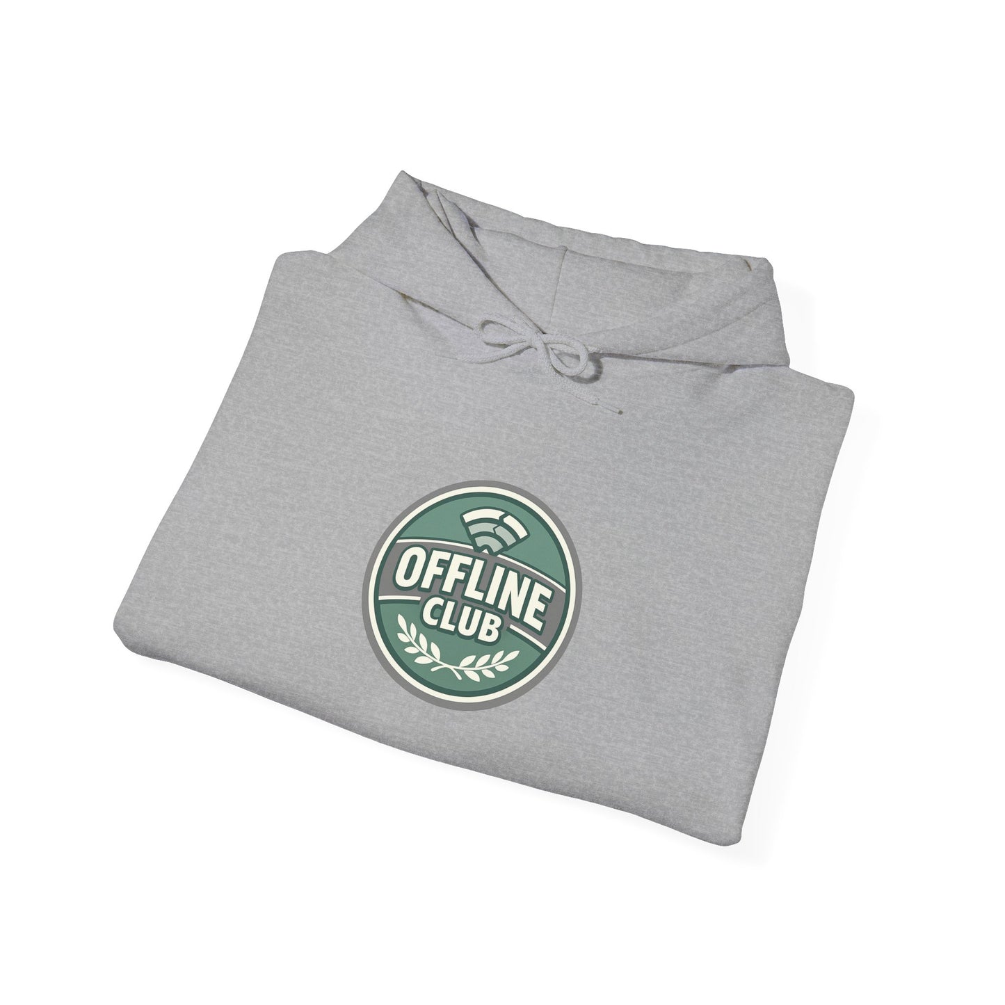 Offline Club Badge Hoodie | digital detox, log off