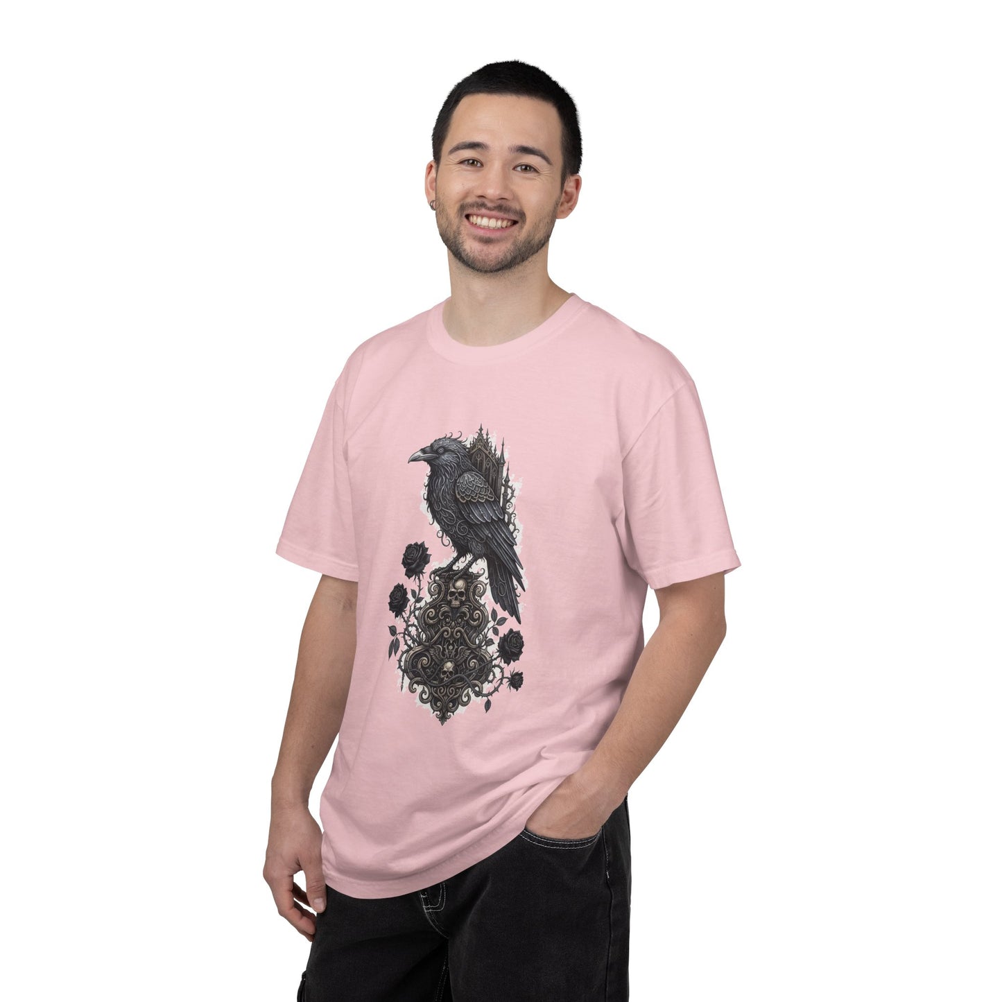 Raven & Gothic Floral T-Shirt