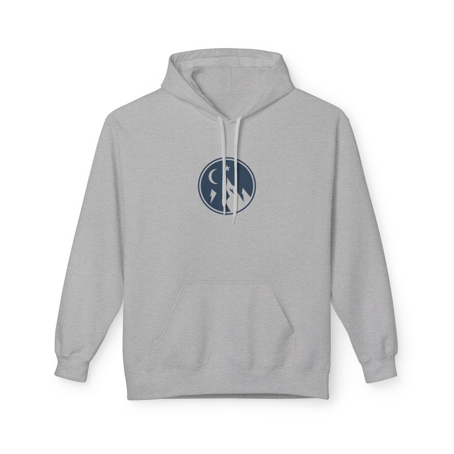 Hoodie — Minimal Mountain Moon Logo Pullover