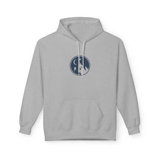 Hoodie — Minimal Mountain Moon Logo Pullover