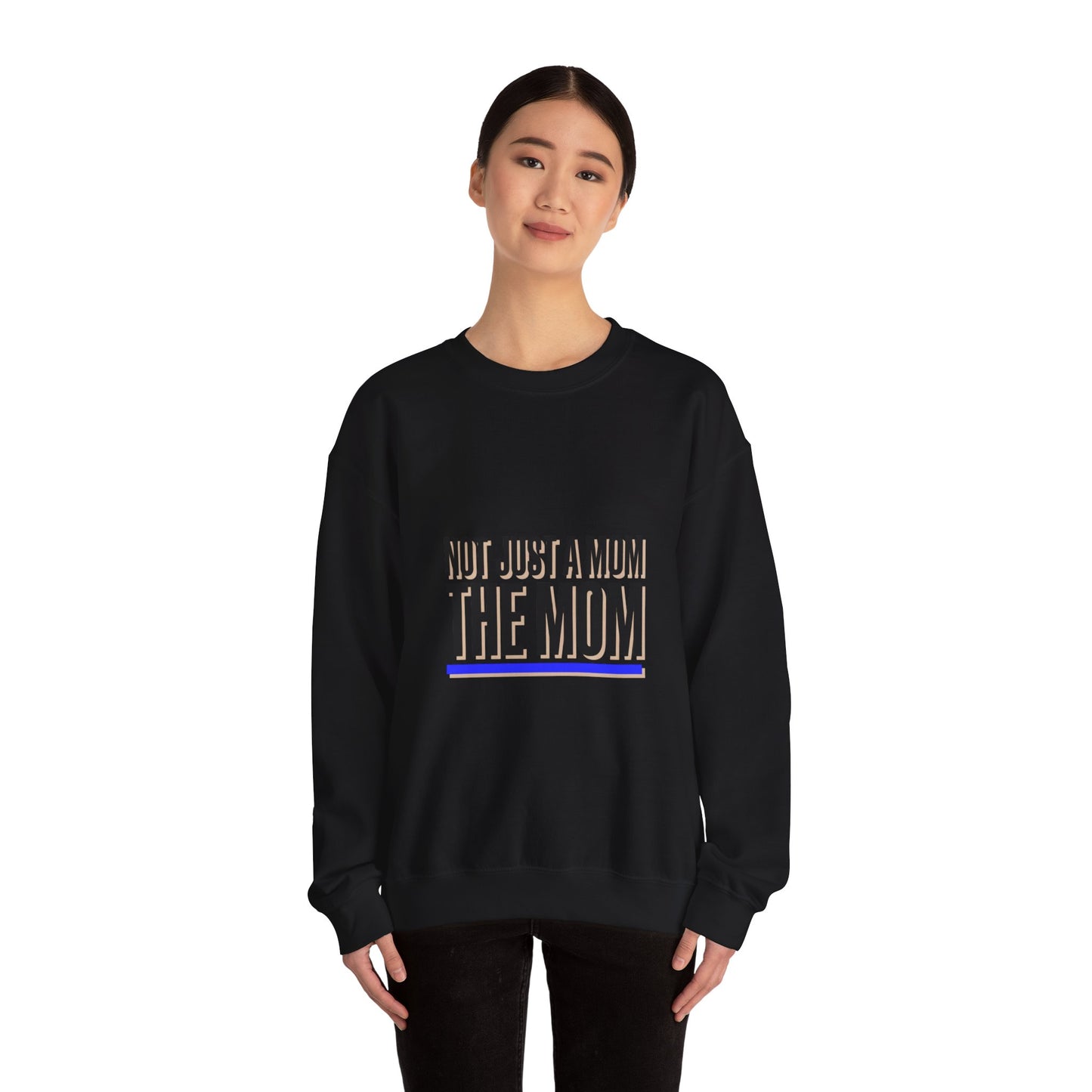 Not Just A Mom — THE MOM Sweatshirt | Minimalist Typographic Mom, Mother’s Day Shirt