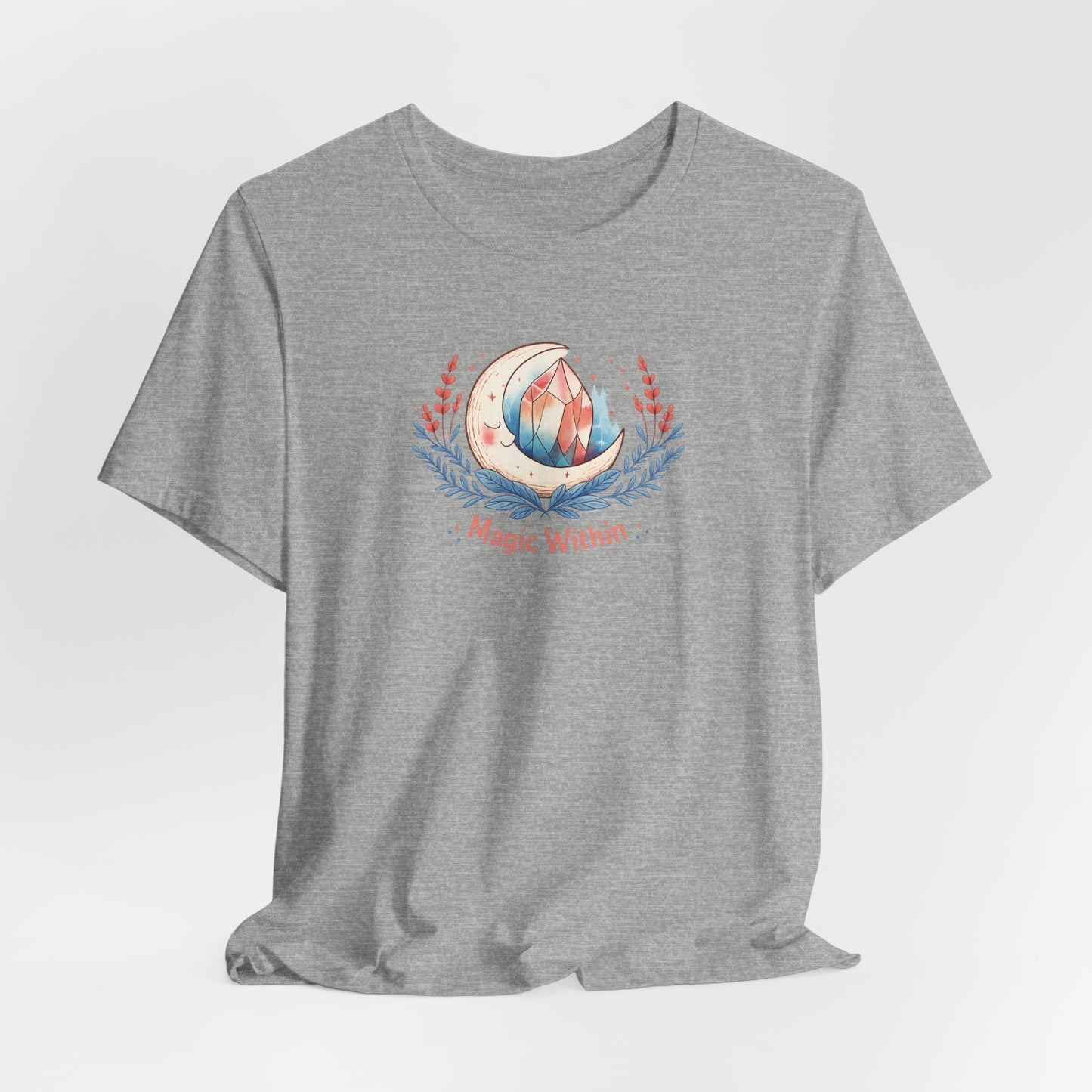 Moon Phase Crystal Tee | witchcore, mystic, herblore