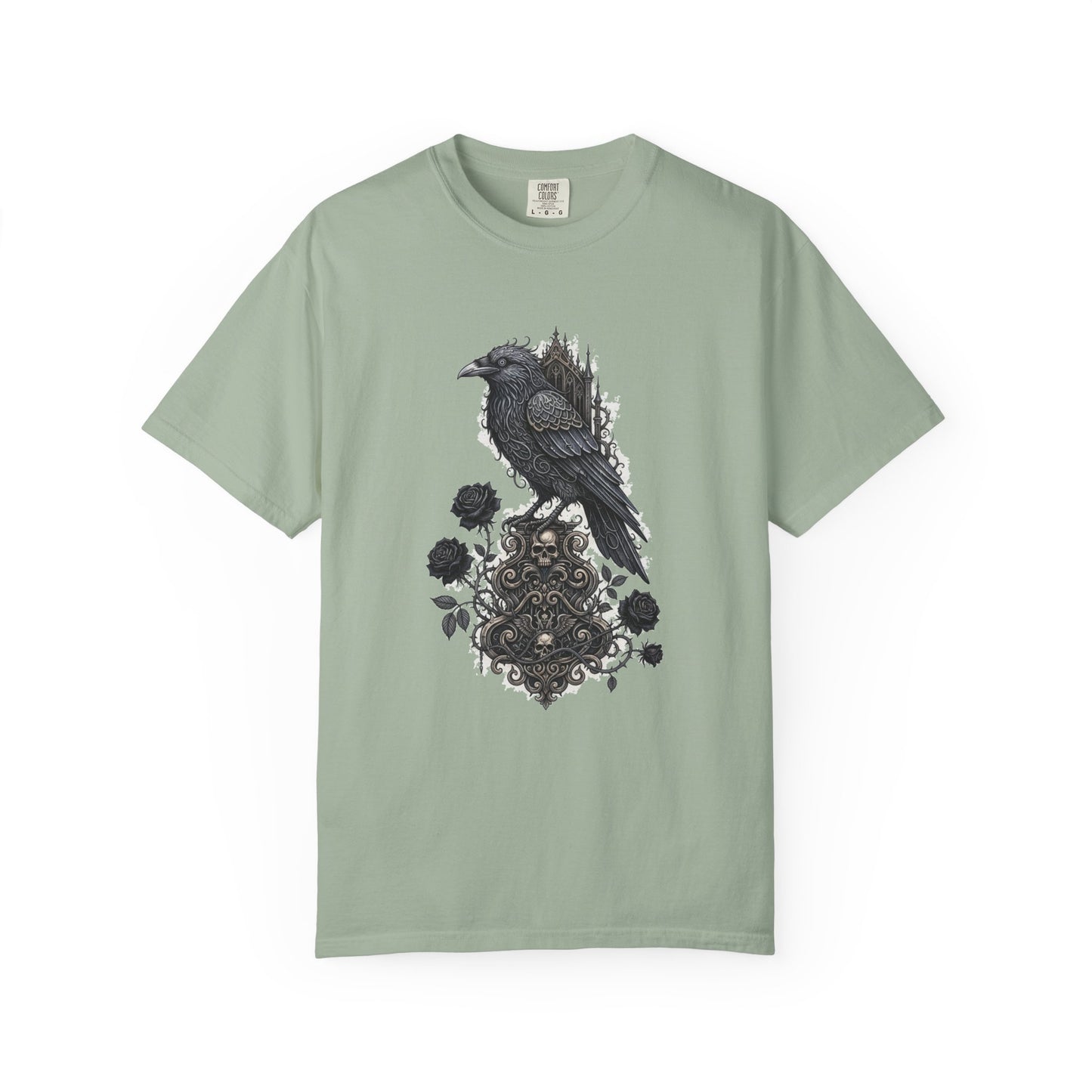 Raven & Gothic Floral T-Shirt