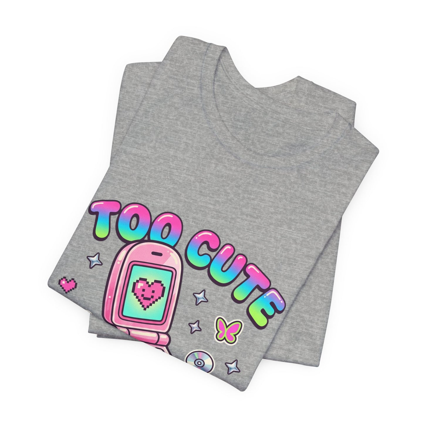 Too Cute To Compute Tee | Y2K shirt, retro internet graphic
