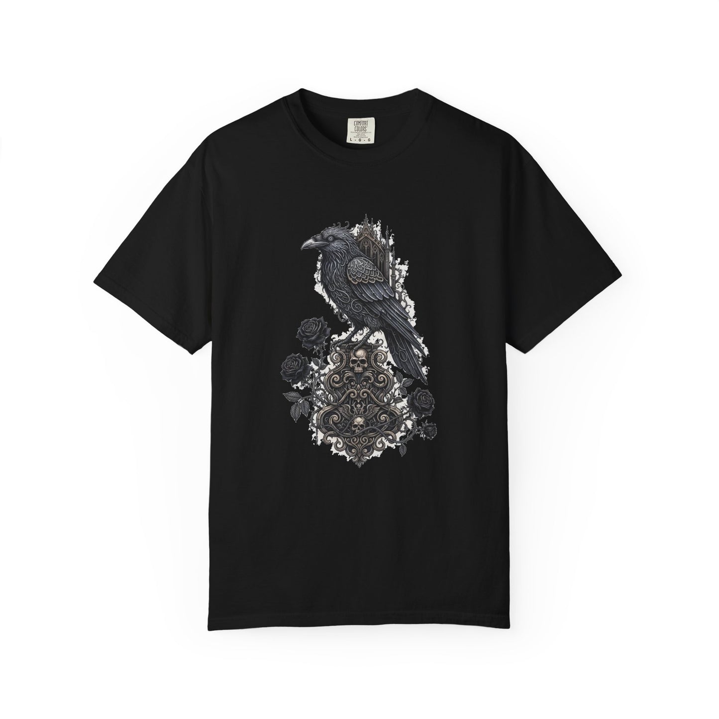 Raven & Gothic Floral T-Shirt