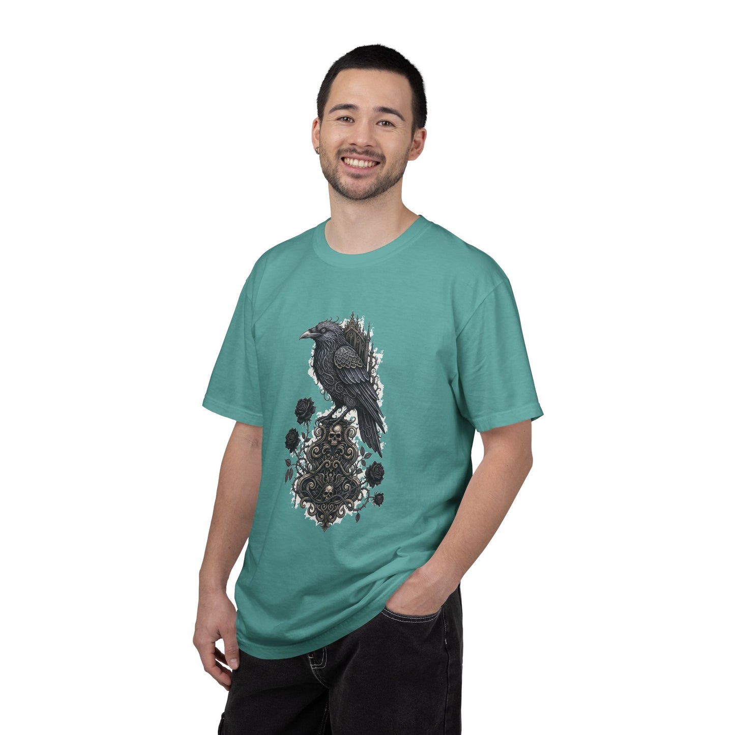 Raven & Gothic Floral T-Shirt
