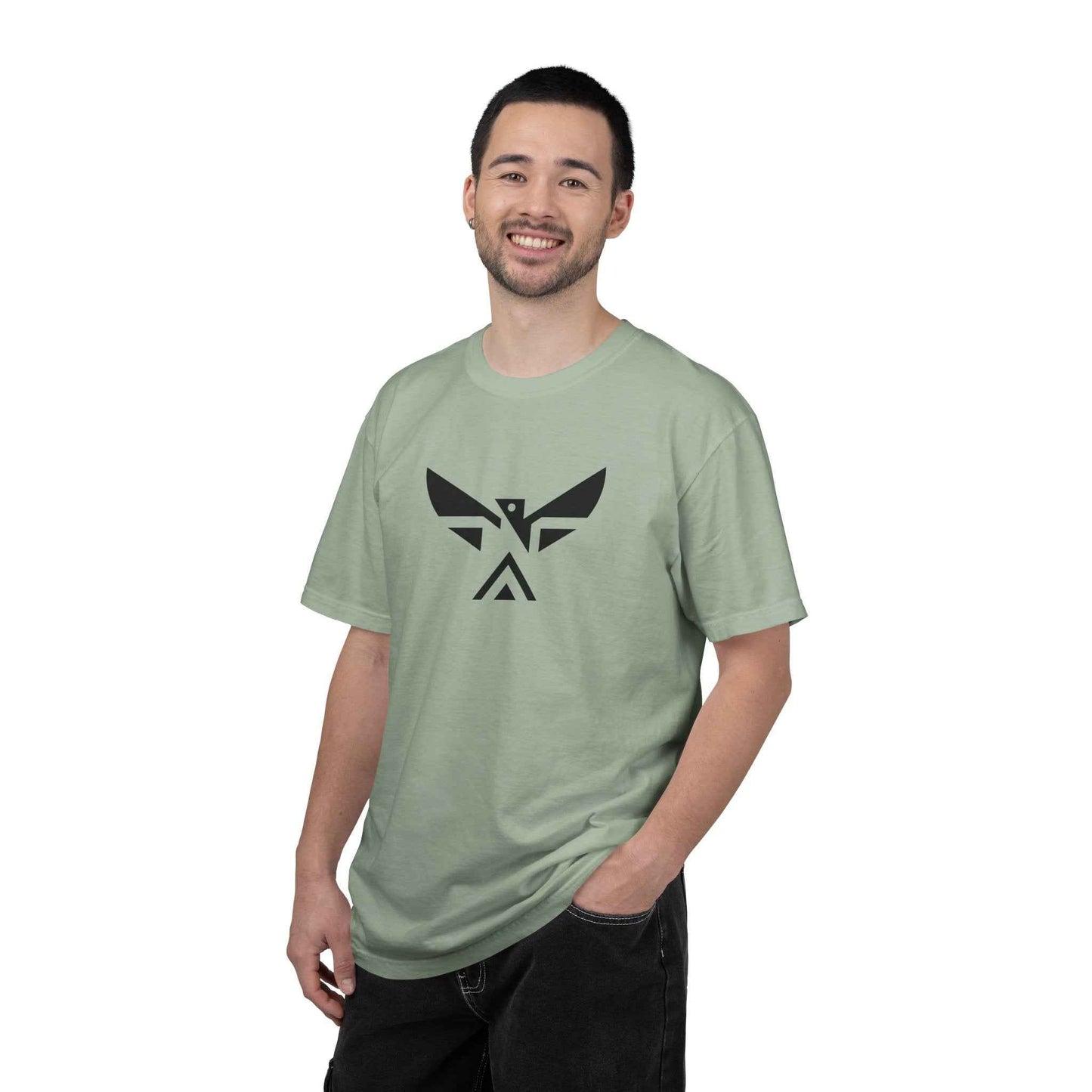 Minimal Geometric Eagle T‑Shirt