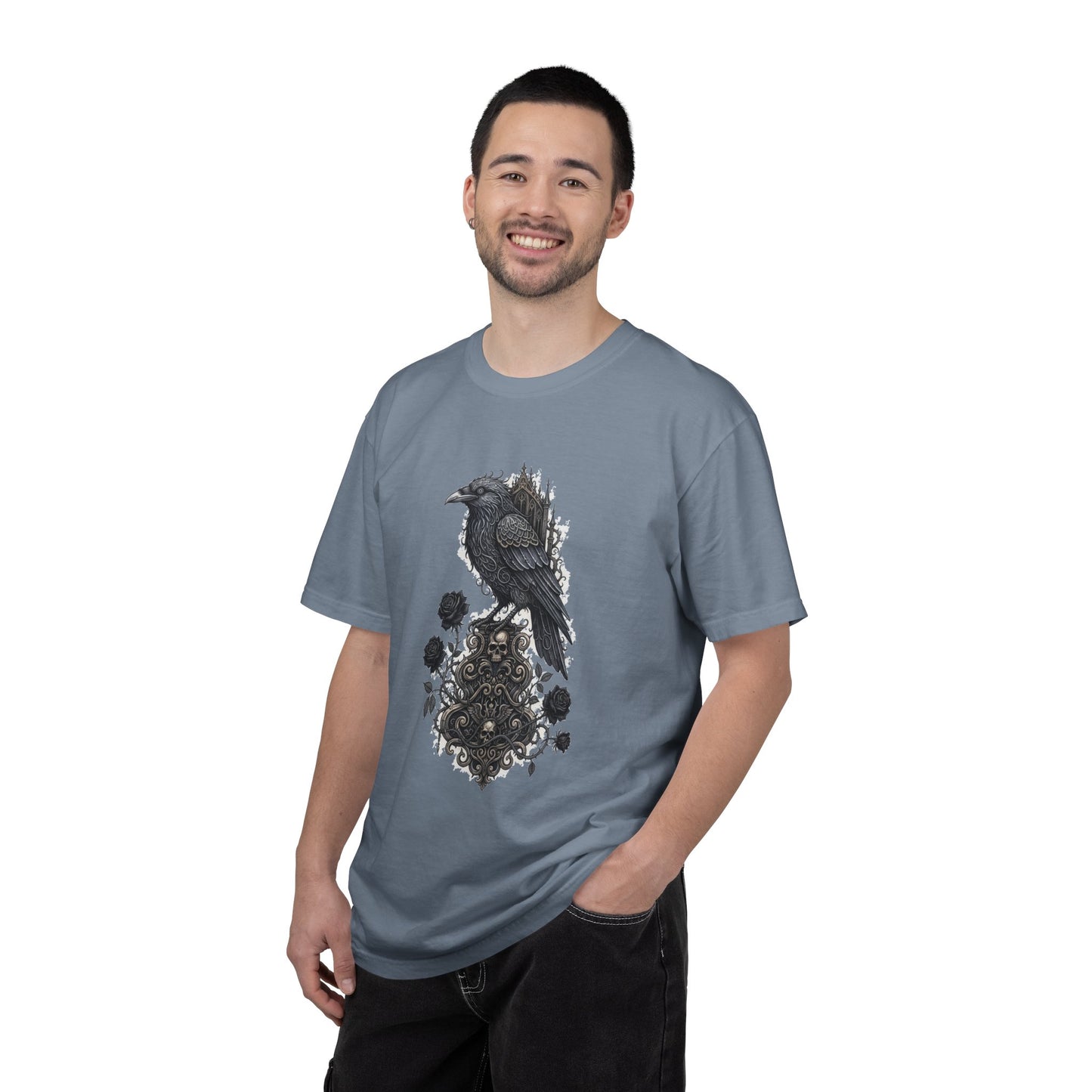 Raven & Gothic Floral T-Shirt