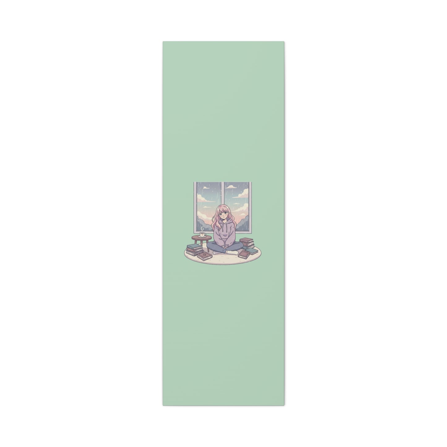 Cozy Girl Reading Wall Art — Matte Stretched Canvas