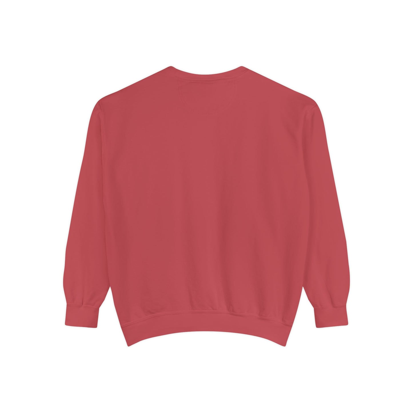 Retro 'Good Vibes' Garment-Dyed Sweatshirt — Vintage Mushroom Graphic