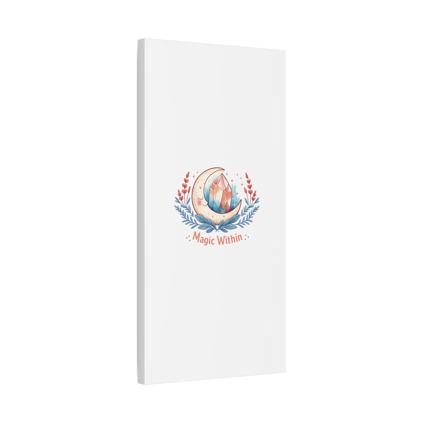 Magic Within Moon Crystal Canvas | witchcore, moon phase, crystals