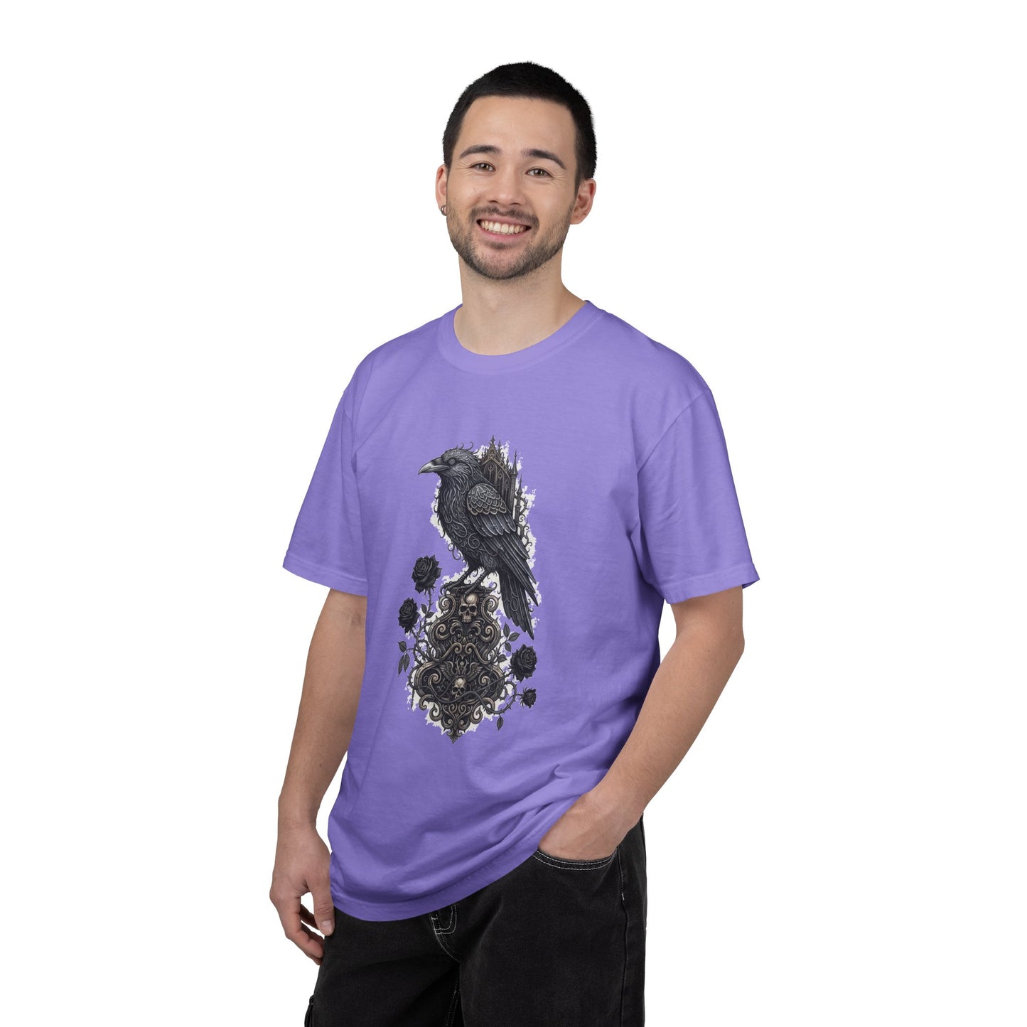 Raven & Gothic Floral T-Shirt