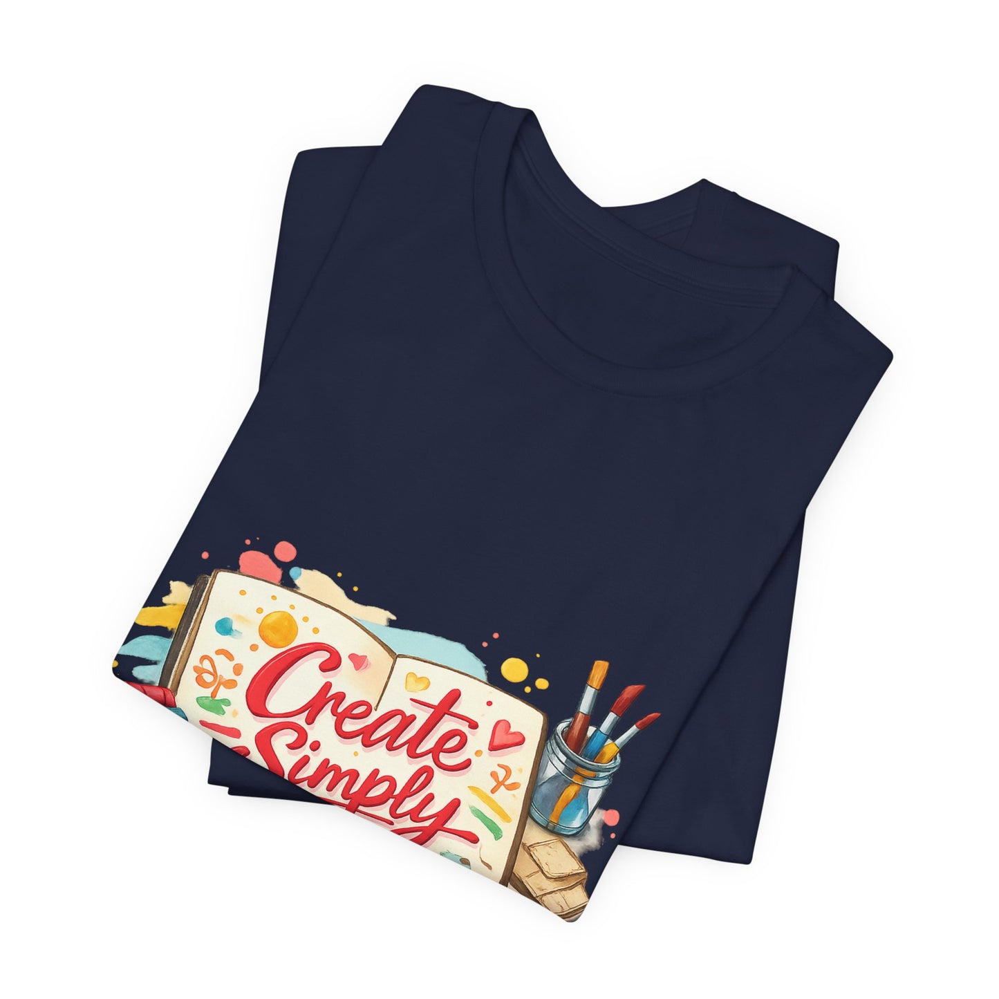 Create Simply Tee | hand‑drawn marker effect, doodle art sketchbook style