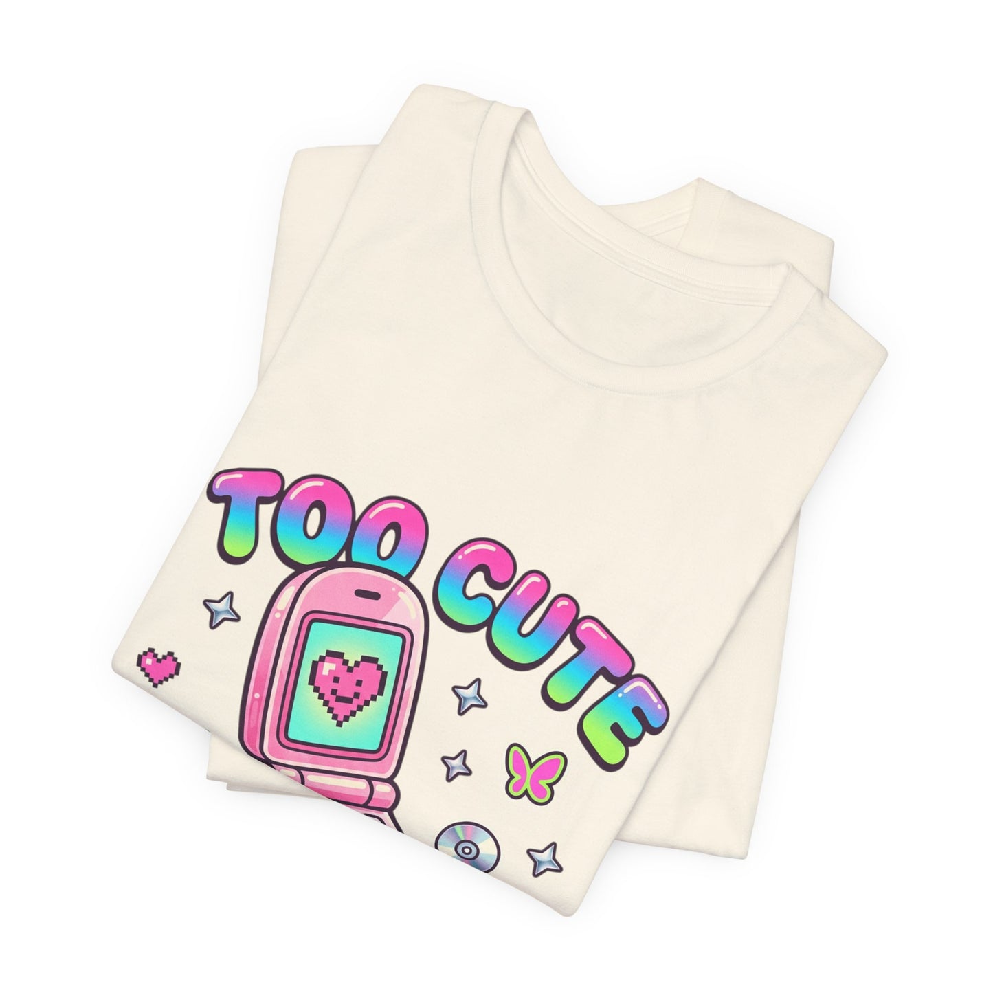 Too Cute To Compute Tee | Y2K shirt, retro internet graphic