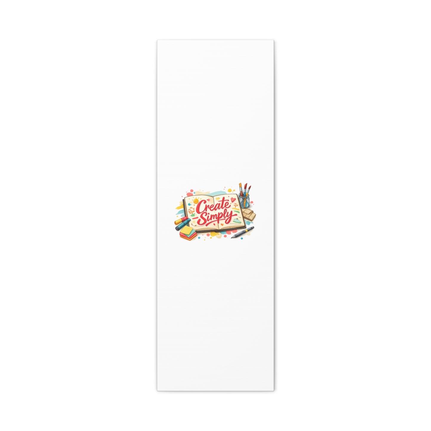 Create Simply Notebook Art Canvas | handmade marker aesthetic, hand-drawn doodle