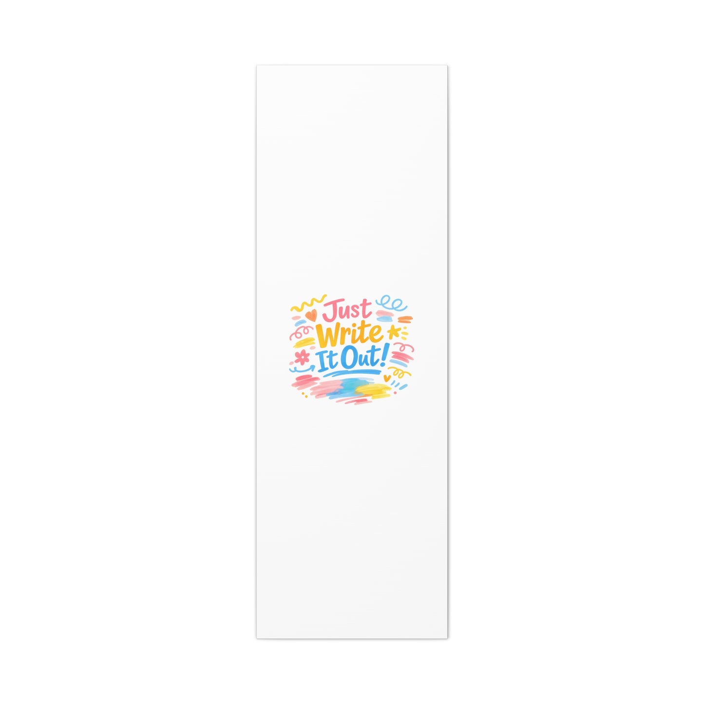 Just Write It Out! Canvas | handmade marker aesthetic, doodle art