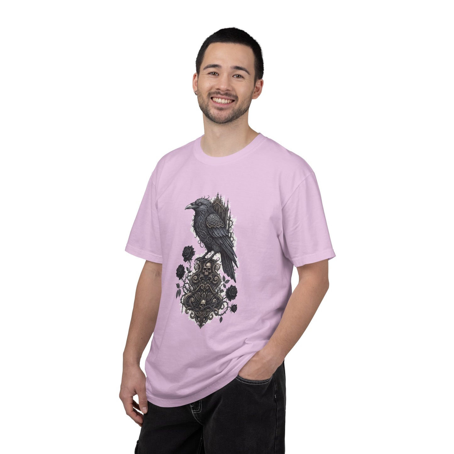 Raven & Gothic Floral T-Shirt