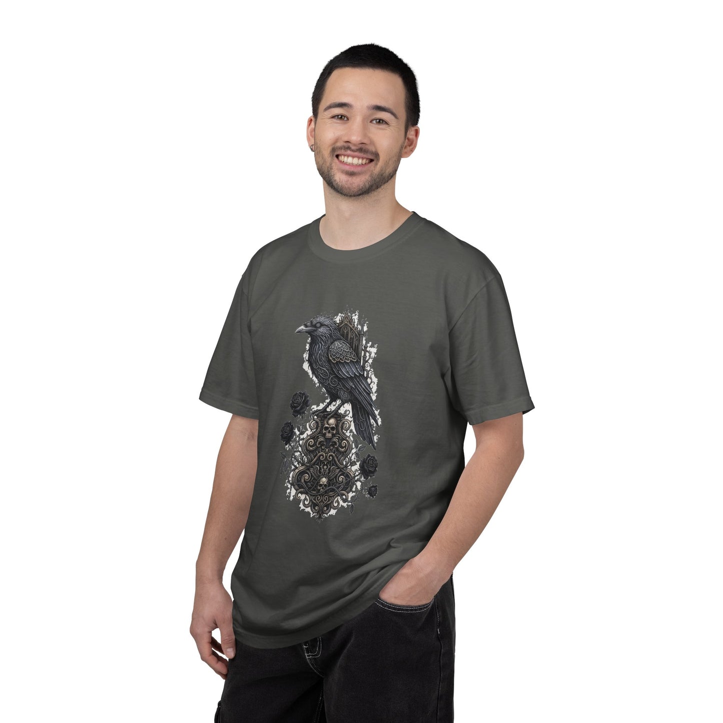 Raven & Gothic Floral T-Shirt